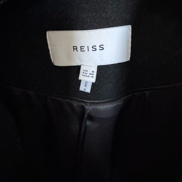 Reiss Max wool coat black size 4 US - Picture 5 of 14